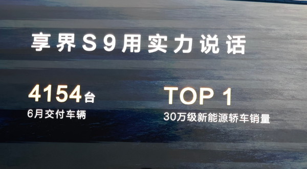 享界新车标公布：6月交付4154台 同价位新能源轿车第一