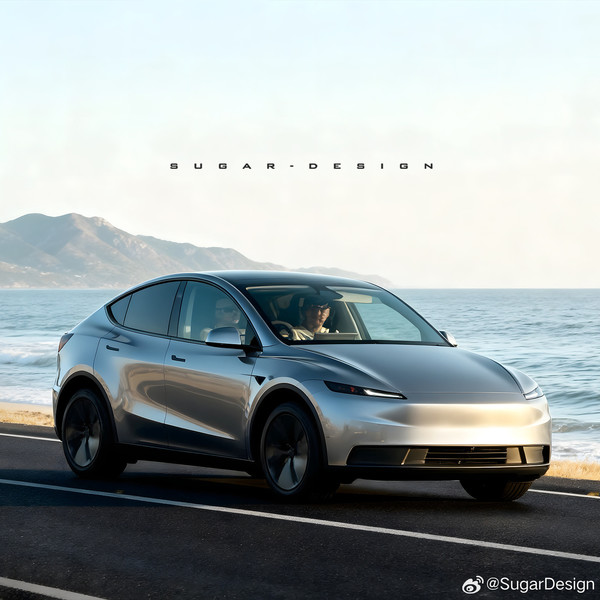 廉价版特斯拉Model Y外观设计提前看 有望20万起售？